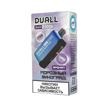 Эл. сиг. DUALL BAR 12000 Морозный виноград 2 % Эл. сиг. DUALL BAR 12000 Морозный виноград 2 %