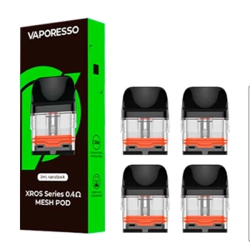 Картридж VAPORESSO XROS 0.4 3ml Top Fill 4шт
