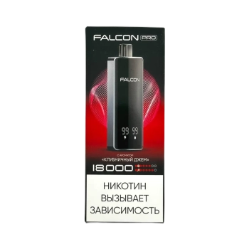 Эл. сиг. FALCON PRO 18000 Клубничный Джем 2% Эл. сиг. FALCON PRO 18000 Клубничный Джем 2%