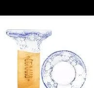 Чашка Облако Flow желтый/бело-синий мрамор Чашка Облако Flow желтый/бело-синий мрамор