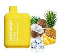 LOST MARY BM Ананасовый кокосовый лед (5000 затяжек) 20 мг