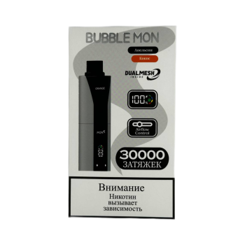 Эл. сиг. BUBBLEMON BOOSTER DUBLE 30000 Апельсин + Кокос /Orange + Coconut Эл. сиг. BUBBLEMON BOOSTER DUBLE 30000 Апельсин + Кокос /Orange + Coconut