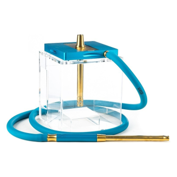 Кальян Hoob Atom Marine Blue x Gold | Hoob cube