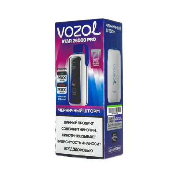 Эл. сиг. VOZOL STAR PRO 26000 Черничный шторм 2 %