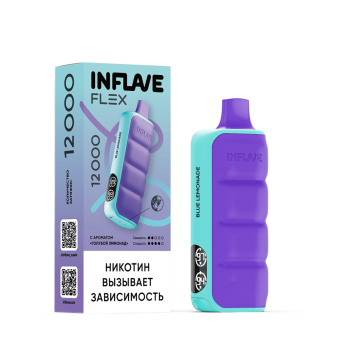 Эл. сиг. INFLAVE FLEX 12000 Голубой лимонад 2%