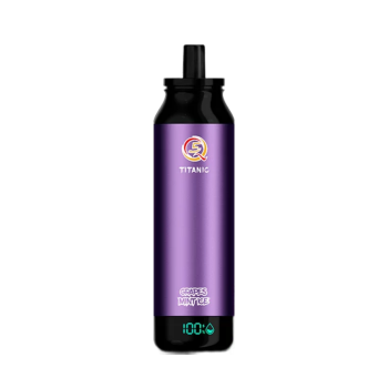 Эл. сиг. Q5 TITANIC 14000 Виноград, мята и лед /Grapes, mint and ice  2 %