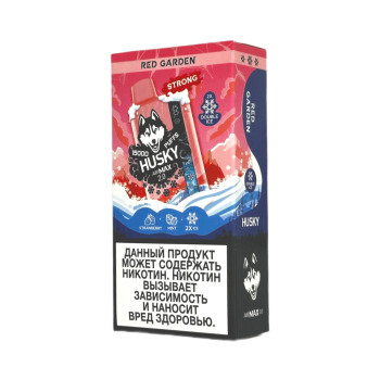 Эл. сиг. HUSKY AIRMAX 2.0 15000 Strong Red Garden /Клубника, мята 2 %