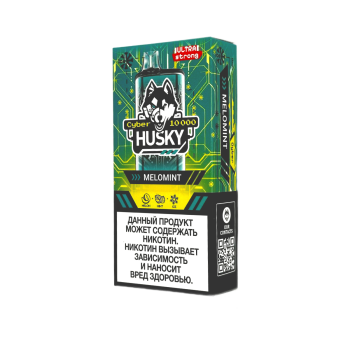 Эл. сиг. HUSKY CYBER 10000 Ultra Strong Melomint /Дыня мята лед 2 %