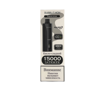 Эл. сиг. BUBBLEMON BOOSTER 15000 Персик ягода / Peach Berries 2 %