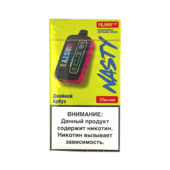 Эл. сиг. NASTY BAR D16Ki 16000 Double Watermelon / Двойной арбуз 2 %