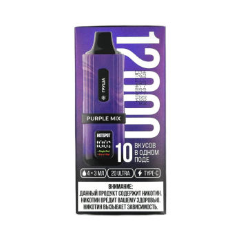 Эл. сиг. HOTSPOT 12000 Purple Mix (груша / вишневая кола /лимон / киви яблоко) 2 %