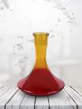 Колба Vessel Glass Крафт красно-желтый лёд