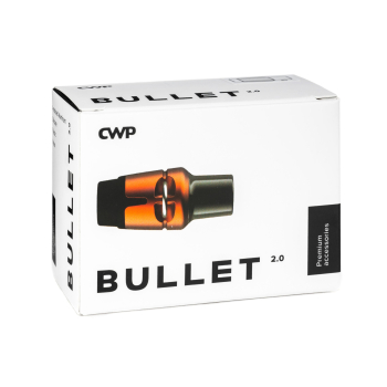 Мундштук CWP BULLET #8 Оранжевый с черным Мундштук CWP BULLET #8 Оранжевый с черным