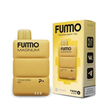 FUMMO MAGNUM Медовая дыня лед (7500 затяжек) МРК FUMMO MAGNUM Медовая дыня лед (7500 затяжек) МРК
