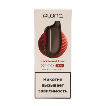 PLONQ MAX SMART Клюквенный морс (8000 затяжек) 20 мг МРК PLONQ MAX SMART Клюквенный морс (8000 затяжек) 20 мг МРК