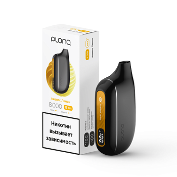 PLONQ MAX SMART Ананас Лимон (8000 затяжек) 20 мг МРК PLONQ MAX SMART Ананас Лимон (8000 затяжек) 20 мг МРК