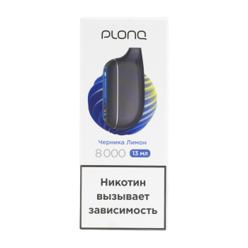 PLONQ MAX SMART Черника лимон (8000 затяжек) 20 мг МРК PLONQ MAX SMART Черника лимон (8000 затяжек) 20 мг МРК