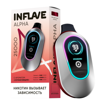 Эл. сиг. INFLAVE ALPHA 25000 Сочная вишня 2 %