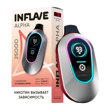 Эл. сиг. INFLAVE ALPHA 25000 Клубника личи 2 %