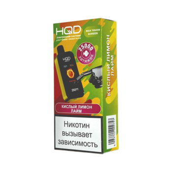 Эл. сиг. HQD NEO X РФ (25000) Кислый лимон лайм 4 мл Эл. сиг. HQD NEO X РФ (25000) Кислый лимон лайм 4 мл