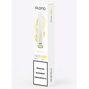 PLONQ PLUS Лимонад (1500 затяжек) 20 мг МРК