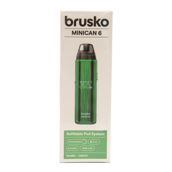Электронная система доставки никотина Brusko Minican 6, Изумрудный (Forest green). Электронная система доставки никотина Brusko Minican 6, Изумрудный (Forest green).
