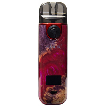 Устройство SMOK Novo 4 Pod 800mAh 25W Kit Red Stabilizing Wood SMOK-083C