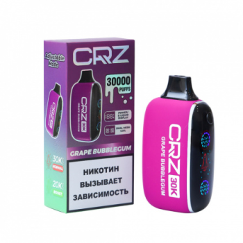 Эл. сиг. CRZ 30 000 Grape Bubblegum / Виноградная жвачка 2 %