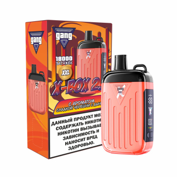 Эл. сиг. GANG X BOX 2.0 РФ (18000) Сладкая черешня дыня 2 мл.
