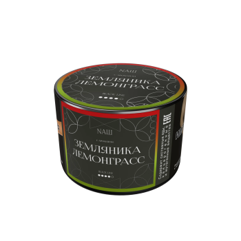 Табак NАШ Black Земляника Лемонграсс 40гр МРК Табак NАШ Black Земляника Лемонграсс 40гр МРК
