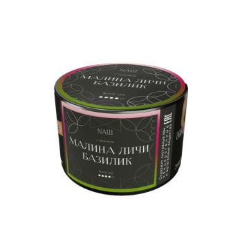 Табак NАШ Black Малина Личи Базилик 40гр МРК Табак NАШ Black Малина Личи Базилик 40гр МРК