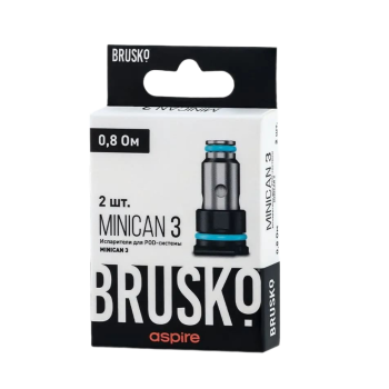 Испаритель BRUSKO MINICAN 3, AF Mesh Coil, 0,8 Oм (упак 2 шт) Испаритель BRUSKO MINICAN 3, AF Mesh Coil, 0,8 Oм (упак 2 шт)