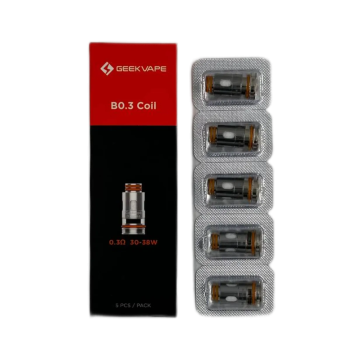 Испаритель Geek Vape B 0.3ohm Coil, (в упак. 5 шт.) Испаритель Geek Vape B 0.3ohm Coil, (в упак. 5 шт.)