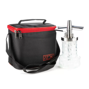 Кальян Pizduk PRO Black-bag (прозрачная колба)