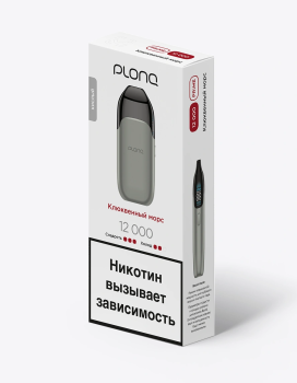 Эл. сиг. PLONQ PRIME 12000 Клюквенный морс 2% Эл. сиг. PLONQ PRIME 12000 Клюквенный морс 2%