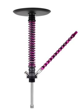 Кальян MAMAY CUSTOMS Coilover BIG SPECIAL ANOD чёрный/пурпурнозолотой камуфляж (без колбы)