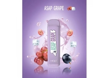 HQD Mega - Asap Grape оригинал (Сочный виноград), 1800 затяжек, 20 мг(2%)