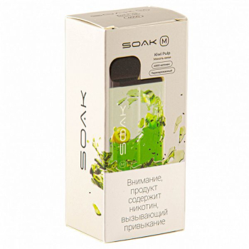 Электронная сигарета SOAK M Kiwi Pulp 4000 затяжек