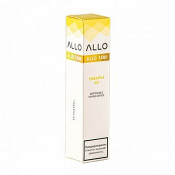 Электронная сигарета ALLO Pineapple ice (1500 затяжек)