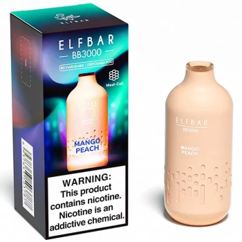 Электронная сигарета ELF BAR BB Mango Peach (3000 затяжек) 20 мг