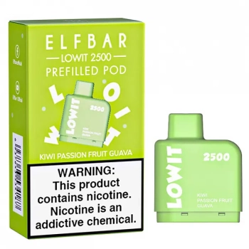 Картридж Elf Bar Lowit 2500 20 мг, 6 мл (Kiwi Passion Fruit Guava)