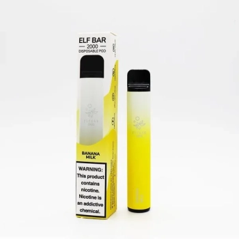 Электронная сигарета Elf Bar Banana Milk (2000 затяжек) 20мг