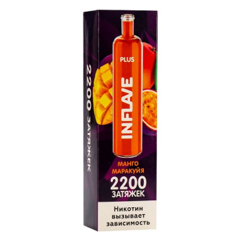 Электронная сигарета INFLAVE PLUS Манго Маракуйя (2200 затяжек)