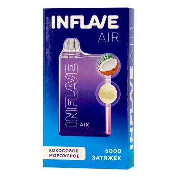 Электронная сигарета INFLAVE AIR Кокосовое мороженое (6000 затяжек)