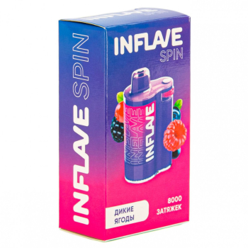 Электронная сигарета INFLAVE SPIN Дикие ягоды (8000 затяжек)