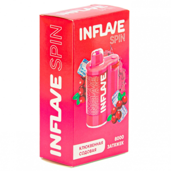 Электронная сигарета INFLAVE SPIN Клюквенная содовая (8000 затяжек)