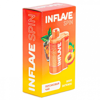 Электронная сигарета INFLAVE SPIN Персиковый чай (8000 затяжек)