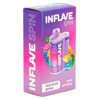 Электронная сигарета INFLAVE SPIN Радужное драже (8000 затяжек)