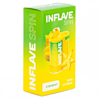 Электронная сигарета INFLAVE SPIN Старфрут (8000 затяжек)