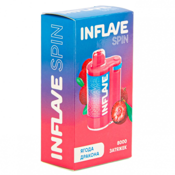 Электронная сигарета INFLAVE SPIN Ягода Дракона (8000 затяжек)